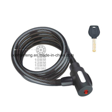 Bicycle Spiral Cable Lock for Bike with Low Price (HLK-021)